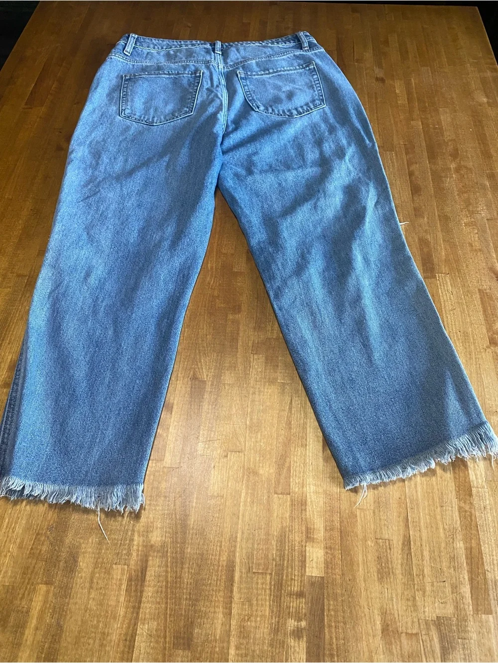 Flying Monkey Light Blue Ankle Crop Jeans